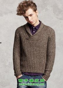 青果领毛衣编织视频,轻松掌握时尚保暖单品